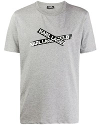 Karl Lagerfeld Logo Construction Tape T Shirt