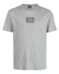 Ea7 Emporio Armani Logo Cotton T Shirt