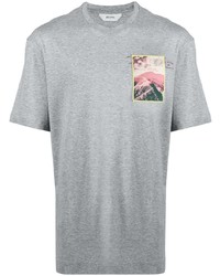 Z Zegna Logo Patch Cotton T Shirt