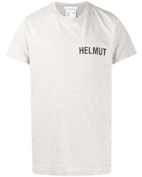 Helmut Lang Logo Print Cotton T Shirt