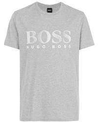 BOSS Logo Print Cotton T Shirt