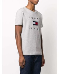 Tommy Hilfiger Logo Print Crew Neck T Shirt
