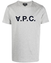 A.P.C. Logo Print Detail T Shirt