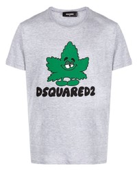 DSQUARED2 Logo Print Detail T Shirt