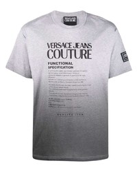 VERSACE JEANS COUTURE Logo Print Gradient T Shirt