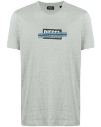 Diesel Logo Print Jersey T Shirt