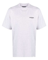 Represent Logo Print Melange Effect T Shirt
