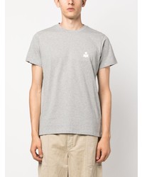 MARANT Logo Print Organic Cotton T Shirt