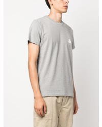 MARANT Logo Print Organic Cotton T Shirt