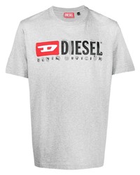 Diesel Logo Print Organic Cotton T Shirt