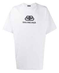 Balenciaga Logo Print Oversized T Shirt