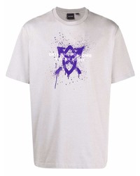 Daily Paper Logo Print Paint Splatter T Shirt