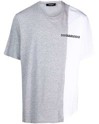 DSQUARED2 Logo Print Panelled T Shirt