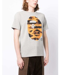 A Bathing Ape Logo Print Short Sleeve T Shirt