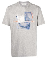 Z Zegna Logo Print Short Sleeve T Shirt
