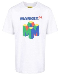 MARKET Logo Print Short Sleeve T Shirt