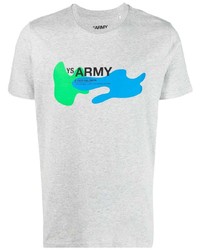 Yves Salomon Army Logo Print Short Sleeve T Shirt