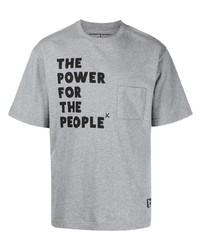 The Power for the People Logo Print Short Sleeve T Shirt