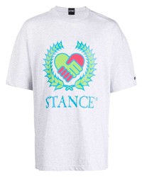 Stance Logo Print Short Sleeve T Shirt