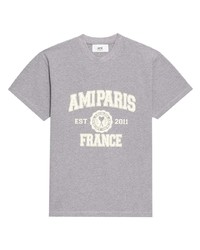Ami Paris Logo Print Short Sleeved T Shirt