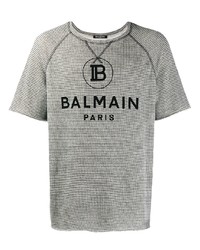 Balmain Logo Print T Shirt