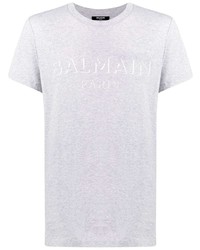 Balmain Logo Print T Shirt