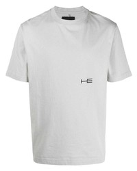 Heliot Emil Logo Print T Shirt