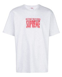 Supreme Logo Print T Shirt