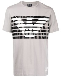 Ea7 Emporio Armani Logo Print T Shirt