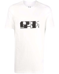 Rick Owens DRKSHDW Logo Print T Shirt