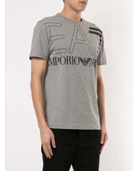 Ea7 Emporio Armani Logo Printed T Shirt