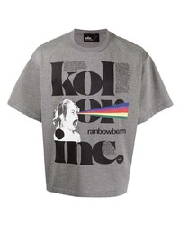 Kolor Logo Rainbow Beam T Shirt