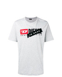 Diesel Logo Slogan Print T Shirt
