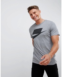 Nike Logo T Shirt In Grey 927392 091