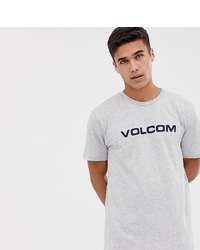 Volcom Logo T Shirt In Grey