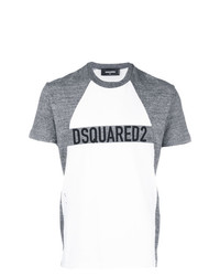 DSQUARED2 Logo Two Tone T Shirt