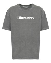 Liberaiders Loose Fit Logo Print T Shirt