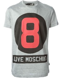 Love Moschino Eight Ball Print T Shirt