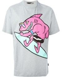 Love Moschino Shark Surf Print T Shirt