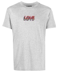 Viktor & Rolf Love Print Cotton Blend T Shirt