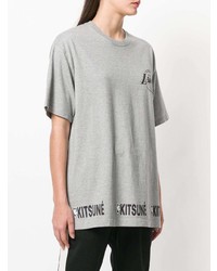 MAISON KITSUNE Maison Kitsun Lakers Print T Shirt