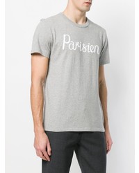 MAISON KITSUNÉ Maison Kitsun Parisien Print T Shirt