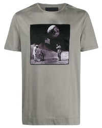 Limitato Man On The Moon Print T Shirt