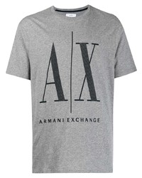 Armani Exchange Maxi Logo Print T Shirt