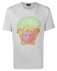 Versace Medusa Music Print T Shirt