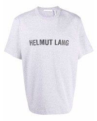 Helmut Lang Melange Logo Print T Shirt