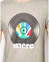 Merc T Shirt With Record Print