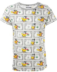 Moschino Mouse And Dollar Print T Shirt