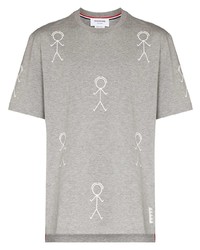 Thom Browne Mr Thom Logo Print T Shirt