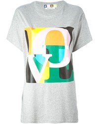 MSGM Love Print T Shirt